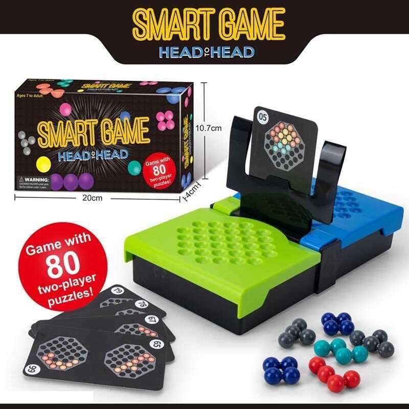 Логічна гра 168-1 2 гравці, 40 карток, 16 елементів, поле для гри, в коробці