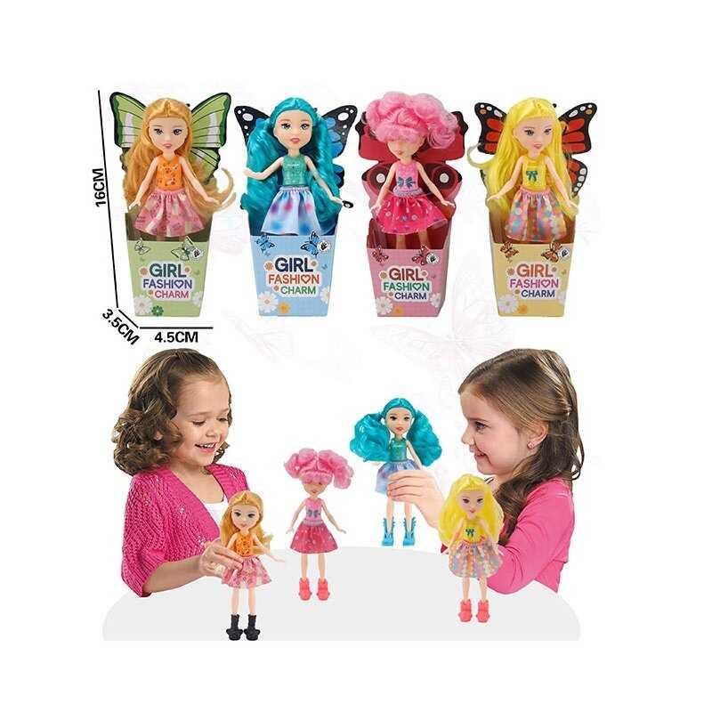 Лялька LK 1436-19 висота 15 см, в коробці, ВИДАЄТЬСЯ ТІЛЬКИ МІКС ВИДІВ