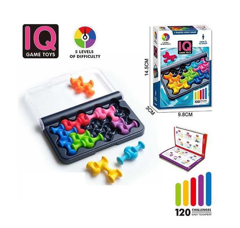 Логічна гра IQ 18 120 рівнів, інструкція, в коробці