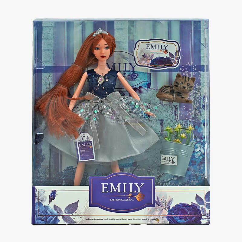 Лялька QJ 112 A висота 30 см, вихованець, квіти, діадема, в коробці