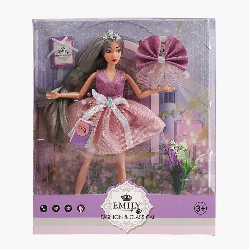 Лялька QJ 118 A діадема, квітка, заколка для волосся, висота 30 см, в коробці