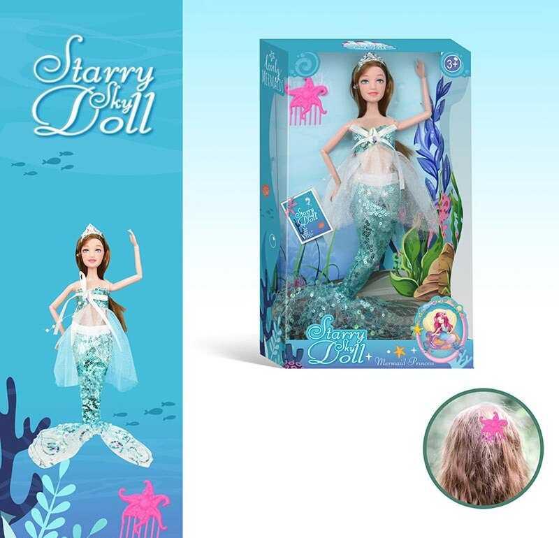 Лялька SK 055 B висота 30 см, взуття, прикраса, гребінець, в коробці