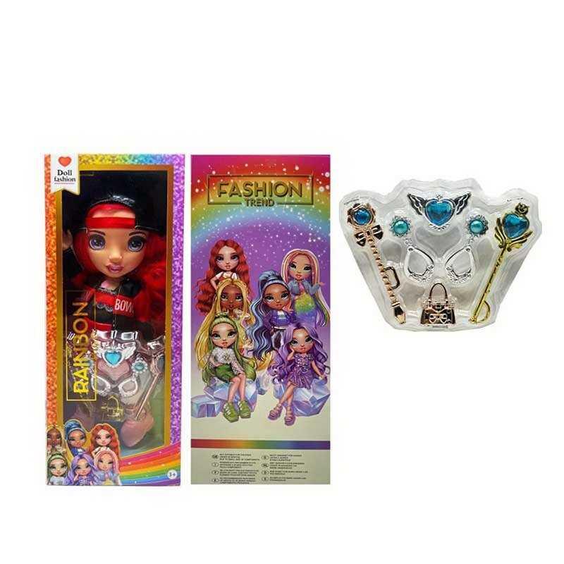 Лялька TK 2034 висота 32см, пісня англійською, знімний одяг та взуття, 2 чарівні палички, сумочка...