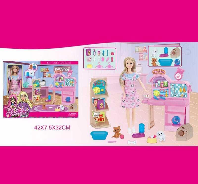 Лялька WG 165 30 см, аксесуари, улюбленці, меблі, в коробці