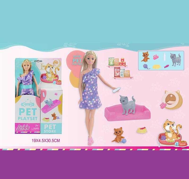 Лялька WG 201 висота: 30см, улюбленці, знімний одяг, аксесуари, в коробці