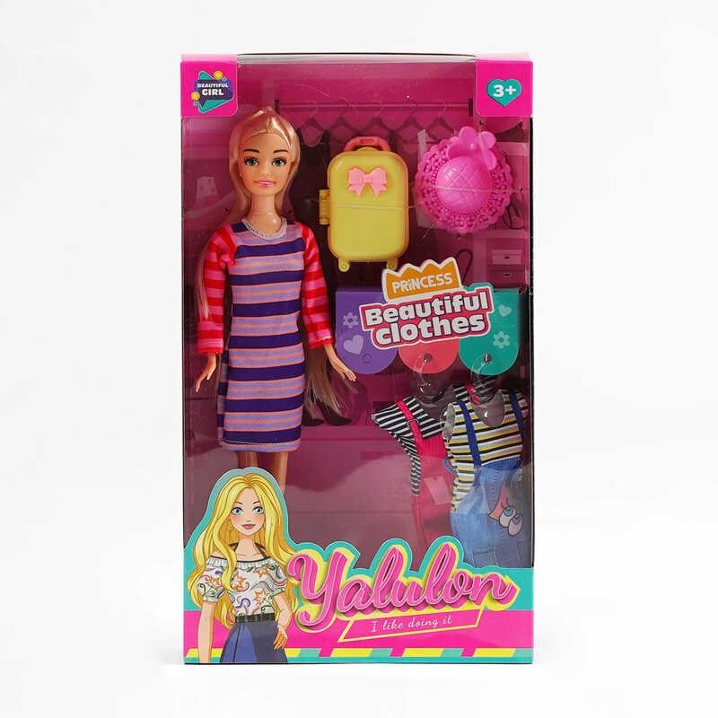 Лялька YL 820-5 сукні, аксесуари, висота 30 см, в коробці