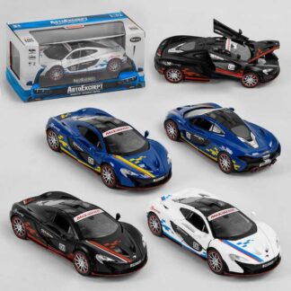 Машинка 25801 (72/2) "Авто Експерт", 3 кольори, металопластик, 1:32, світло, звук, інерція, відчиняються двері, капот, у коробці