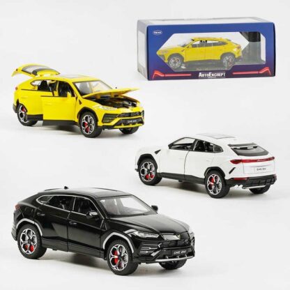 Машинка GT - 06441 (24/2) "Авто Експерт", 3 кольори, металопластик, 1:24, звук, світло, інерція, рухомі елементи, у коробц Машинка