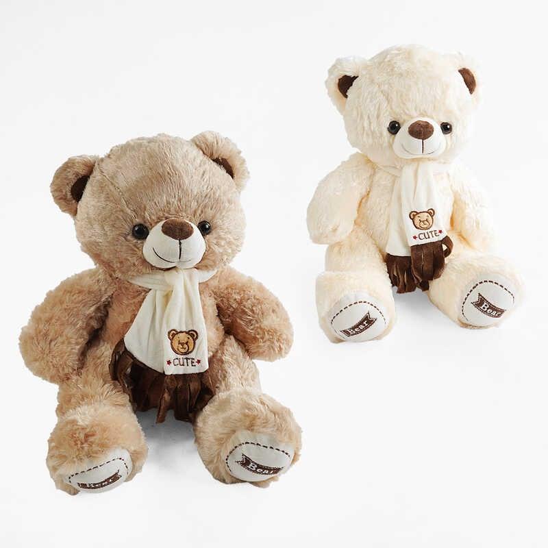 М`яка іграшка M 17374 2 кольори, "Ведмедик", сидячий, висота - 43 см, у пакеті