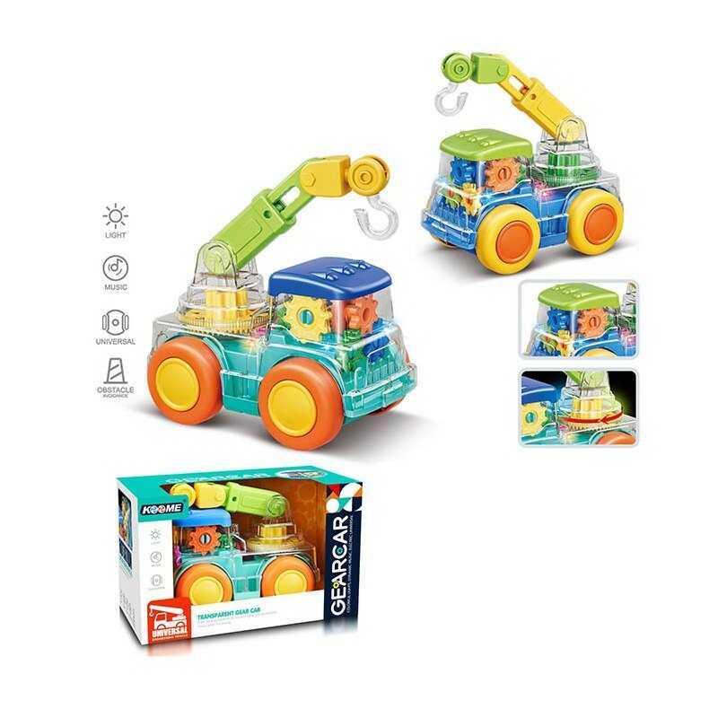 Машинка M 04 A 2 кольори, звук, підсвічування, колесо вільного ходу, в коробці