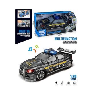 Машина JS 167 E (72/2) "Поліцейська машина", звук, підсвітка, масштаб 1:20, гумові колеса, інерція, в коробці