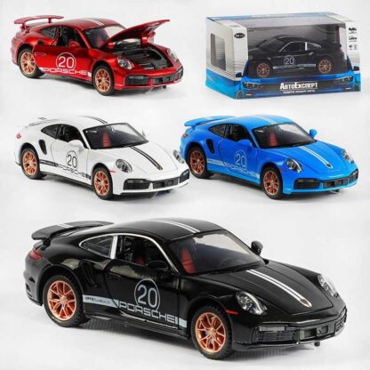 Машина LF-01232 (48/2) "Авто Експерт", 4 кольори, металопластик, 1:32, світло, звук, інерція, відчиняються двері, капот, в коробц