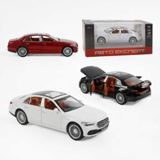 Машина TX 55070 (48/2) "Авто Експерт", 3 види, металопластик, масштаб 1:22, світло, звук, інерція, відчиняються двері, багажник,