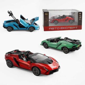 Машина TX 63310 (48/2) "Авто Експерт", 3 кольори, металопластик, масштаб 1:22, світло, звук, інерція, відчиняються двері, багажник