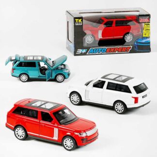 Машина металопластикова 72655 (72/2) "Авто Експерт", 3 кольори, 1:32, світло, звук, інерція, відчиняються двері, багажник, капот,
