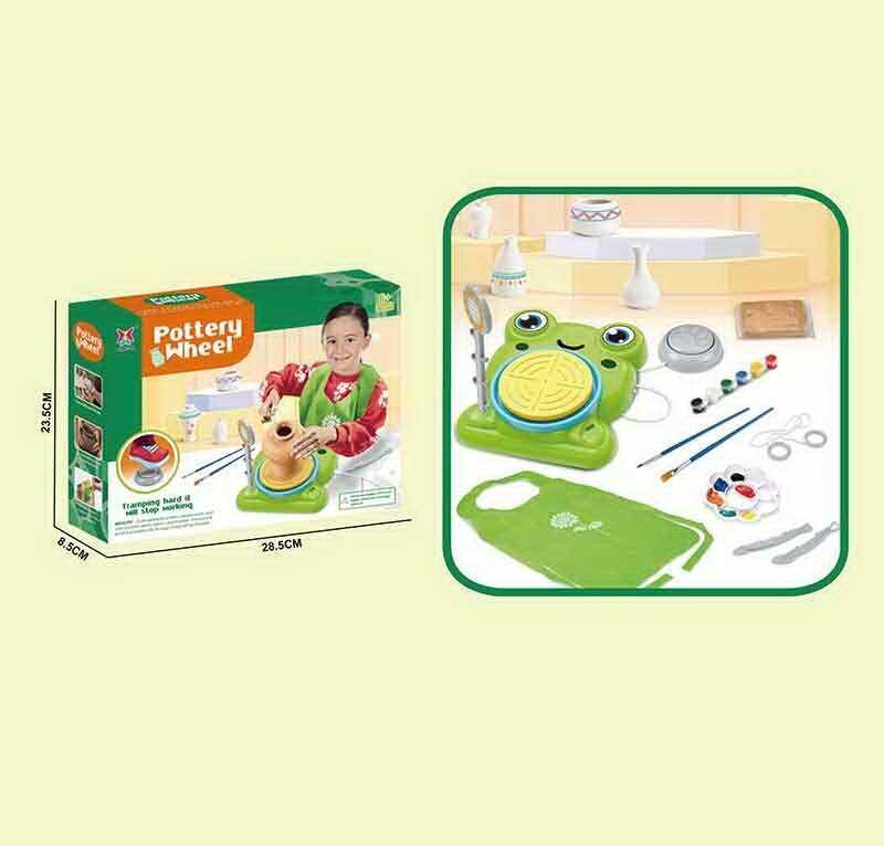 Набір для гончарства XJ 560 електричне коло для гончарства, від мережі, глина, інструменти, фарби...