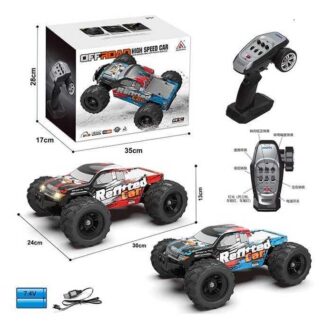 Машина на радіокеруванні 2060 (16) , підсвіч, акум. 7,4V, пульт 2.4G, USB-кабель, амор. гумові шини, протиуд корп, , ВИДАЄТЬСЯ