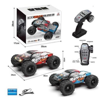 Машина на радіокеруванні 2060 (16) , підсвіч, акум. 7,4V, пульт 2.4G, USB-кабель, амор. гумові шини, протиуд корп, , ВИДАЄТЬСЯ