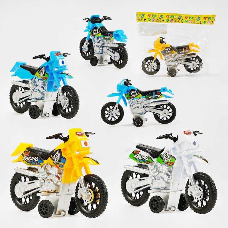 Мотоцикл 9969-3 3 кольори, інерційний механізм, в пакеті, ВИДАЄТЬСЯ ТІЛЬКИ МІКС ВИДІВ