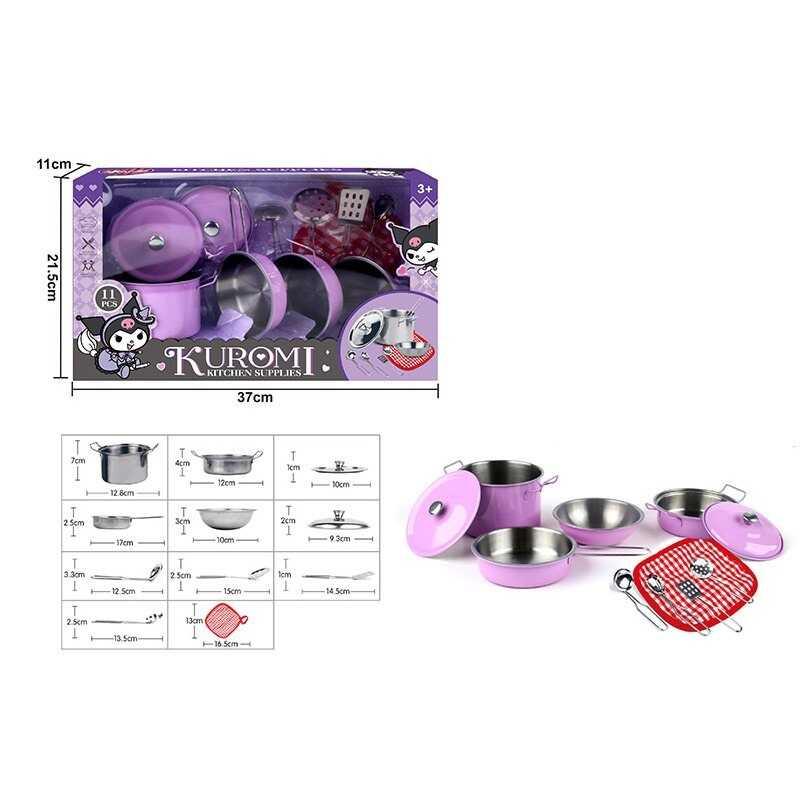 Набір посуду 988 C 56 11 елементів, металевий, в коробці