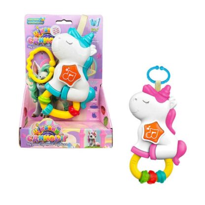 Музична підвіска 38468 (96/2) "WToys", , ОЗВУЧКА УКР. МОВОЮ, 3 пісні, 3 мелодії, підсвічування, прорізувач, кільце-тримач,