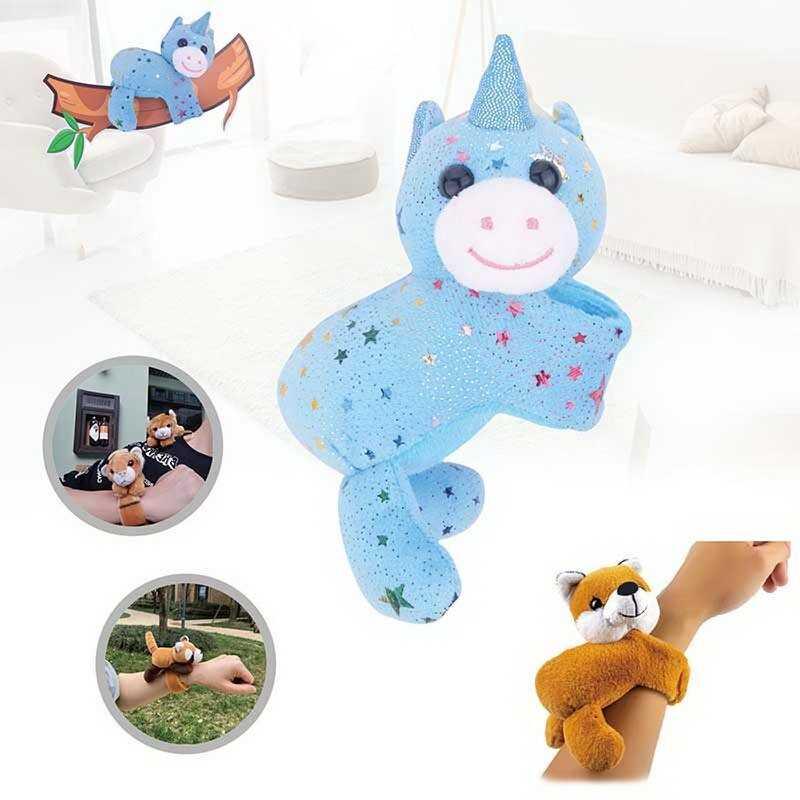 М’яка іграшка-браслет 034-19 чіпляється лапками на руку