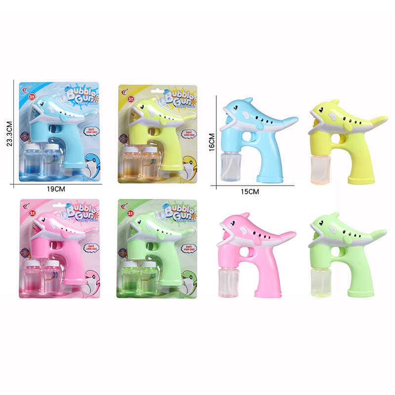 Пістолет з мильними бульбашками 568-1 4 види, підсвічування, музика, пляшечки з мильним розчином,...