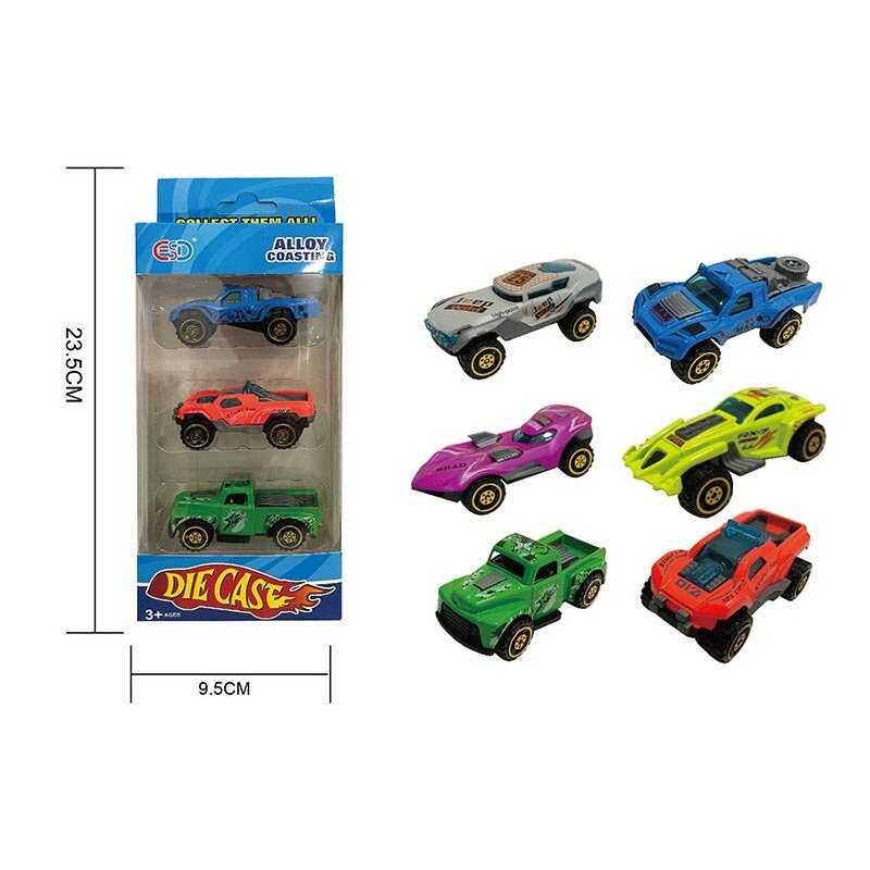 Набір машин ESD-C 14 металопластикові, 3 штуки, в коробці