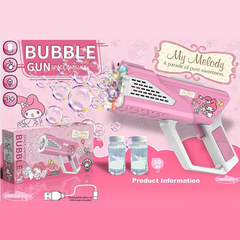 Пістолет з мильними бульбашками PP 277-2 підсвічування, автоматичний принцип, акумулятор 3.7V, 2...