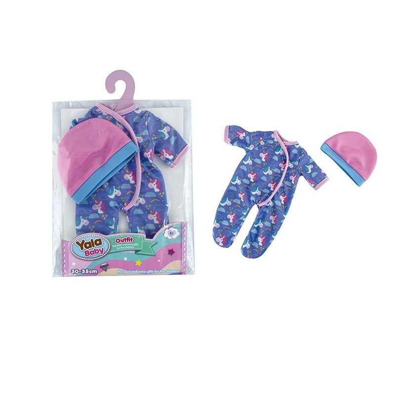 Одяг для пупса YLC 235 F комбінезон, шапочка, в пакеті
