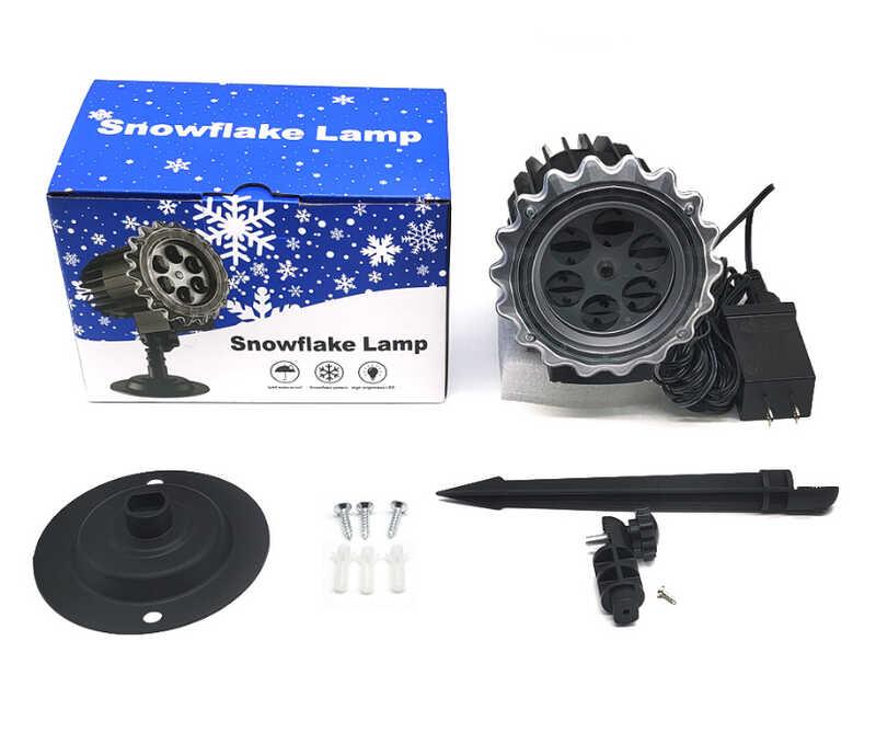 Проєктор C 67124 “Сніжинки”, 2 кріплення, шурупи, в коробці