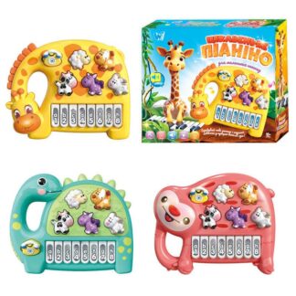 Піаніно 80456 (96/2) "WToys", 3 види, ОЗВУЧУВАННЯ УКРАЇНСЬКОЮ МОВОЮ, піаніно, 8 казок, вірші, цифри, ноти, зміна ігрових режимів,