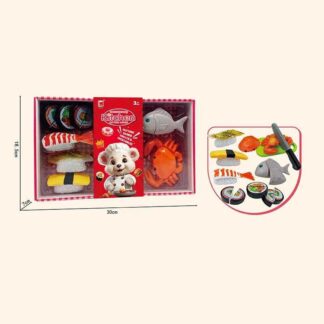 Продукти на липучці 1296 B (60/2) 9 елементів, ніж, дошка,