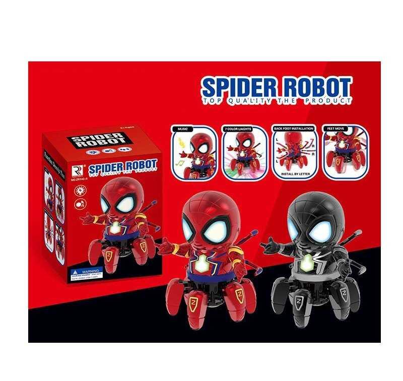 Робот ZR 142-5 2 кольори, мелодії, підсвічування, танцює, в коробці