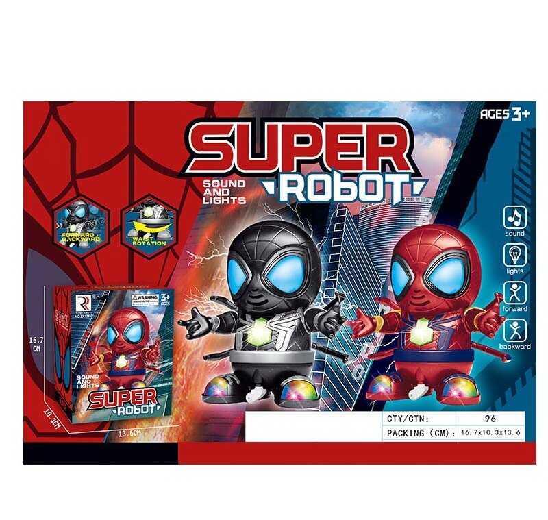 Робот ZR 156-2 2 кольори, музика, підсвічування, рухається, в коробці