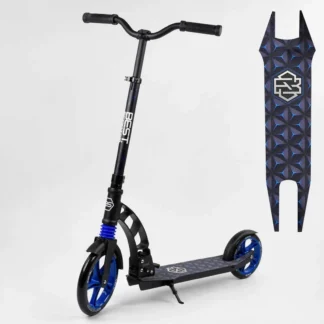 Самокат двоколісний "Best Scooter" 81246 (2) колеса PU, d переднього колеса — 230 мм, d заднього колеса — 180 мм, 1 амортизатор