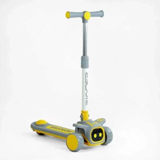 Самокат триколісний "Skyper" RD-0387 (8) колеса PU 125х40мм зі світлом, музика та підсвічування платформи, складне кермо, в пакеті