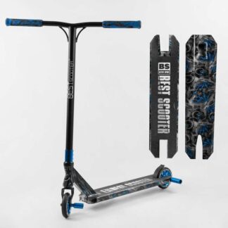 Самокат трюковий Best Scooter BS-77566 (4) HIC-система, ПЕГІ, алюмінієвий диск і дека з ПРИНТОМ, колеса PU, d = 110 мм, ширина