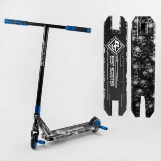 Самокат трюковий Best Scooter BS-99808 (4) HIC-система, ПЕГІ, алюмінієвий диск і дека з ПРИНТОМ, колеса PU, d = 110 мм, ширина