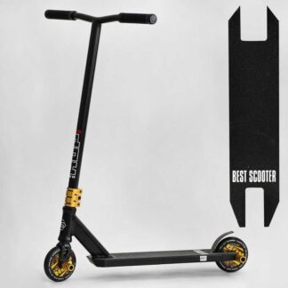Самокат трюковий N-01801 "Best Scooter" (2) "HOP", HIC-система, ПЕГІ, алюмінієвий диск і дека, колеса PU, d = 120 мм, ширина керма
