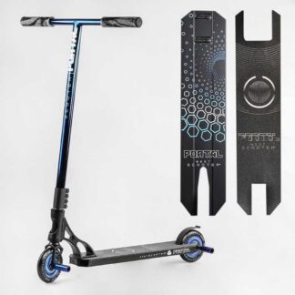Самокат трюковий PL-71744 Best Scooter (4) "Portal" HIC-система, ПЕГІ, алюмінієвий диск і дека, колеса PU, d = 120 мм, ширина