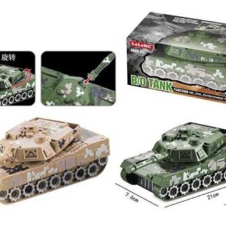 Танк HC 019 A (144/2) 2 кольори, світло, звук, колесо вільного руху, на батарейках, у коробці