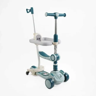 Самокат 5в1 "Skyper" GH-41533 (4) колеса PU125х40мм зі світлом, укр озвучування та підсвічування платформи,с ДОП. КОЛЕСАМИ, захис