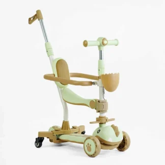 Самокат 5в1 "Skyper" GL-09813 (6) колеса PU 125х40мм зі світлом, УКР. МУЗИКА та підсвічування платформи, с ДОП. КОЛЕСАМИ, захисни