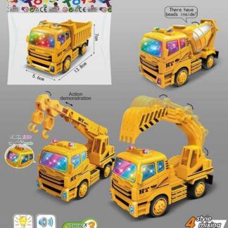 Спецтехніка 7720 (240/2) 3 види, будівельна машина, звук, підсвічування, інерція, у пакеті