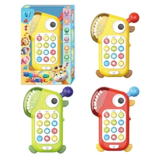 Телефон 34691 (216/2) "WToys", 3 кольори, ОЗВУЧ. УКР. М, пісні, мелодії, казки, вірші, скоромовки, загадки, підсвічування, пв