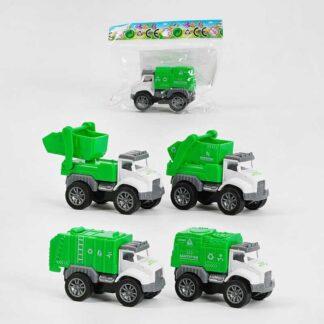 Спецтехніка GC 686 (864/2) 4 види, сміттєвоз, у пакеті