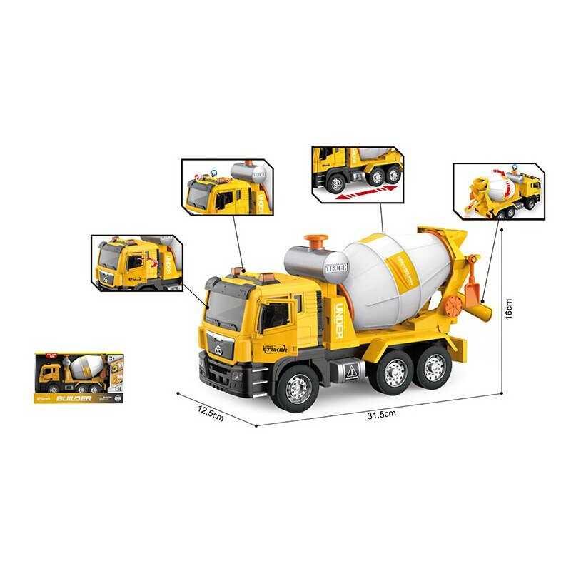 Спецтехніка WY 1111 A на батарейках, підсвітка, звук, інерція, маштаб 1:10, довжина 31.5 см, обер...