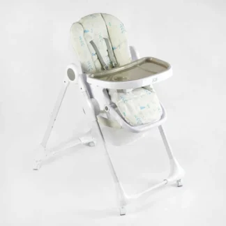 Стільчик для годування Joy K-11058 (1) мягкий чохол ПВХ, 4 колеса, з’ємний столик, корзинка,