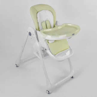 Стільчик для годування Toti W-56077 (1) м'який PU, м'який вкладень, 4 колеса, знімний столик, у коробці